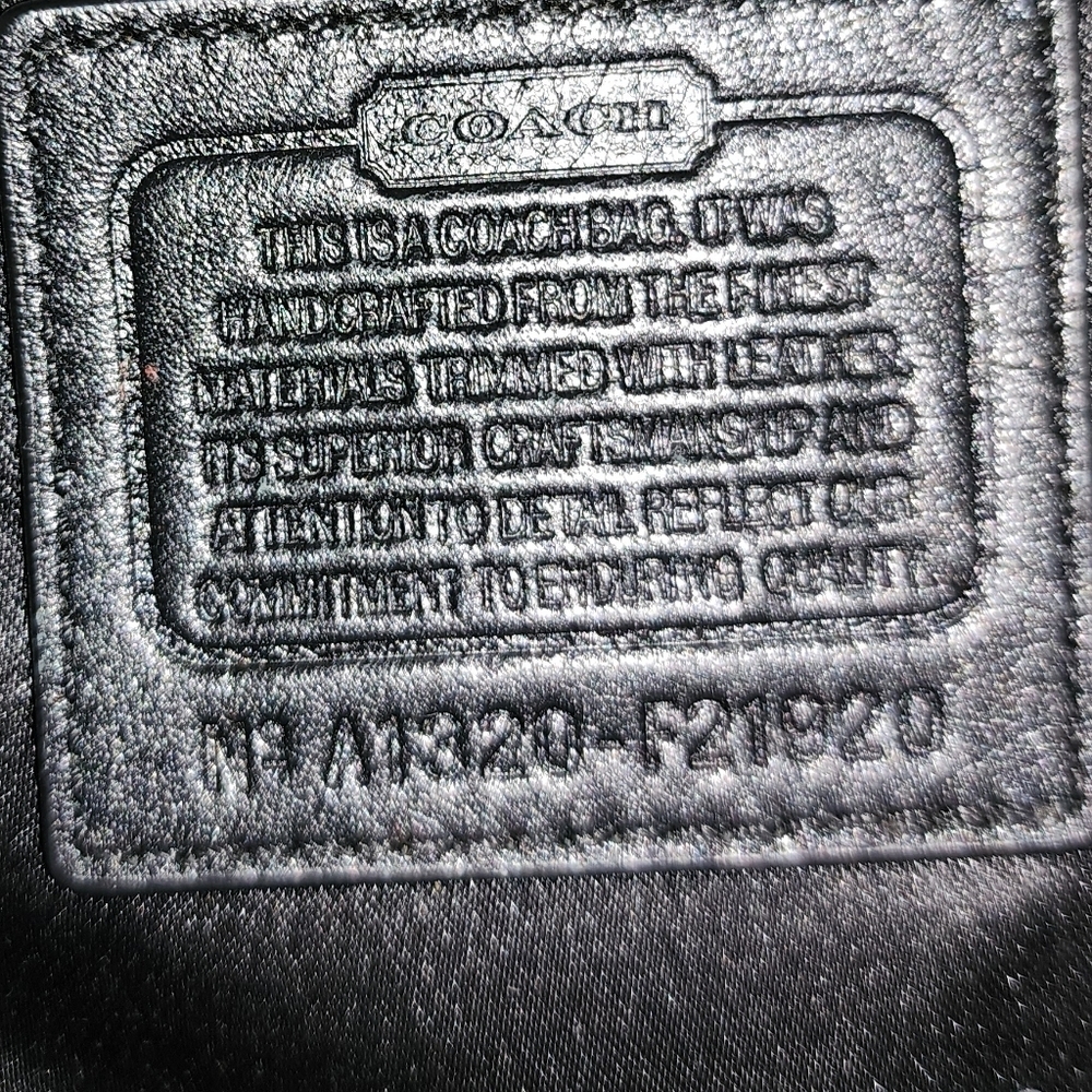 Preowned Coach satchel Black - Picture 11 of 13